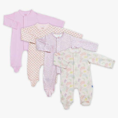 laundry four days magnetic footie - 4 pack | pink– Simply Magnetic Me
