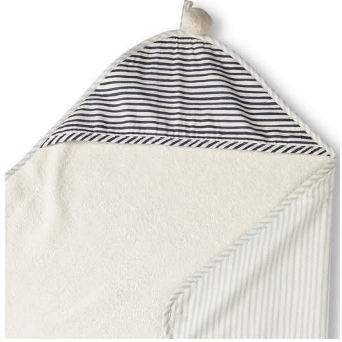 Striped Hooded Baby Bath Towel