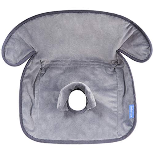 INFANZIA Dry Seat, Car Seat Protector Waterproof Carseat Liner Potty Training Toddlers, Baby and Infants, Piddle Pad for Carseats Strollers (Grey, 1 Pack