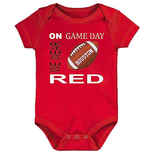 Future Tailgater On Game Day Baby Bodysuit for Houston Fans