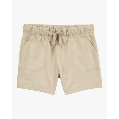 Baby Boy Pull-On French Terry Shorts - Khaki - Carter's | Carter's