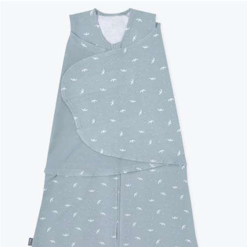 Navy Hedgehog Cotton Swaddle S | HALO