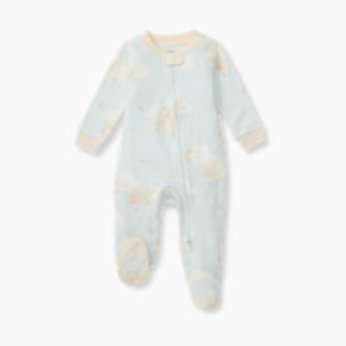 Burt's Bees Baby Organic Sleep & Play Footie Pajamas - Good Night Sky, 3-6 M