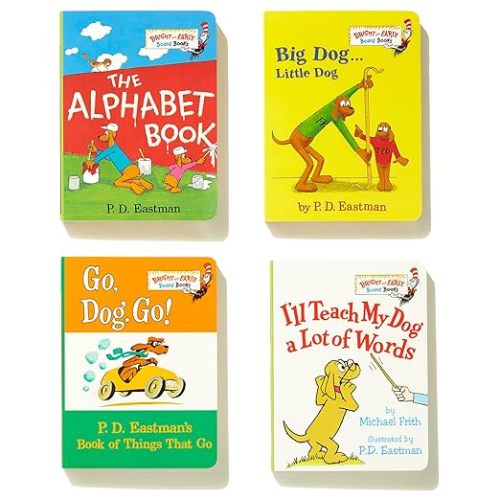 The Little Red Box of Bright and Early Board Books: Go, Dog. Go!; Big Dog . . . Little Dog; The Alphabet Book; I'll Teach My Dog a Lot of Words (Bright & Early Board Books(TM))