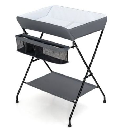 Infans Baby Infant Changing Table Folding Diaper Station Nursery W/ Storage