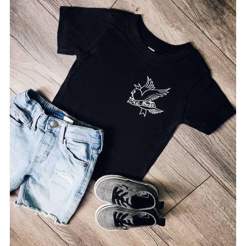 Lil peep tshirt, punk rock baby clothes, toddler band tee, punk toddler tee, gothboy, band tee for babies, punk boy, emo, peep
