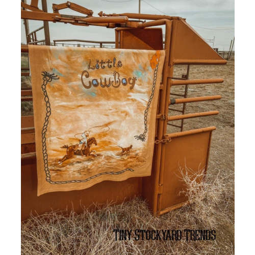 Wranglin' Cowboy Blanket