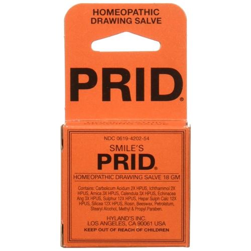 Hyland's Homeopathic Pride Drawing Salve, 18 Gram - Pack of 2.