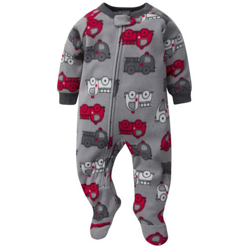 Baby Boys Fire Truck Fleece Pajamas – Gerber Childrenswear