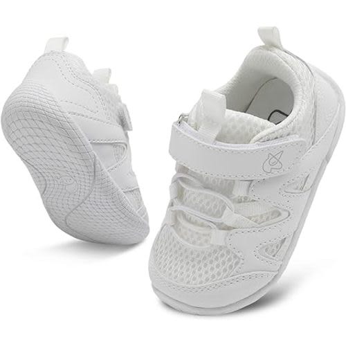 LeIsfIt Baby Shoes Boys Girls First Walking Shoes Non-Slip Toddler Shoes Breathable Sneakers Infant Shoes Crib Shoes