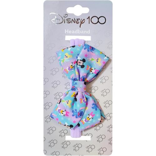 LUV HER Adorable Baby Headband Bows - Soft Elastic Hair Accessories for Girls, Printed Colorful Headbands