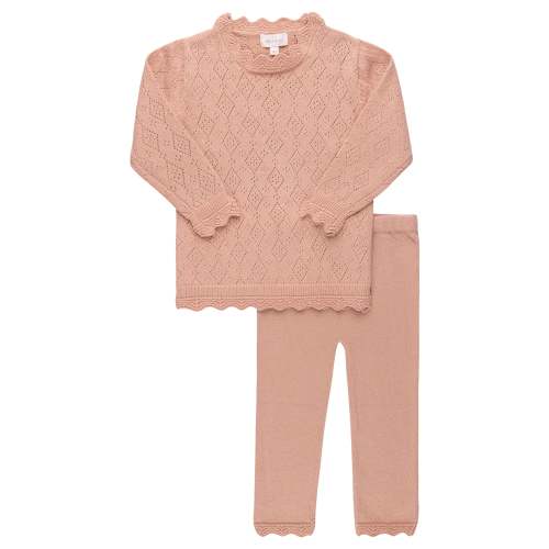 Pointelle Knit Collection- Two Piece Set