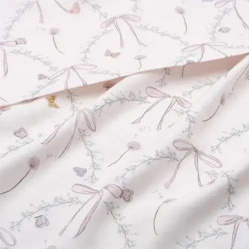 Bows & Butterfly Kisses Swaddle - Pink | Gooselings