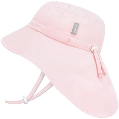 JAN & JUL Girls' Grow-with-Me Cotton Xplorer Sun Hat with Large Brim