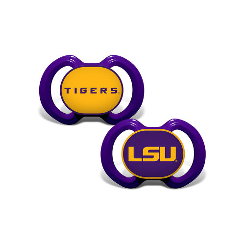 LSU Tigers 2pk Baby Pacifier