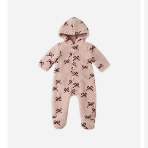 Fleece Jumpsuit || Bows – Rylee + Cru