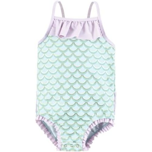 Hudson Baby Unisex Baby and Toddler Swimsuit, Mermaid