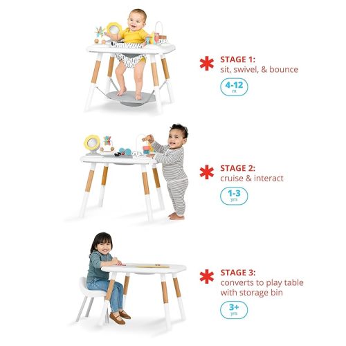 Skip Hop Discoverosity Montessori-Inspired 3-Stage Activity Center & Play Table for Baby Ages 4m+ - Discoverosity Activity Center