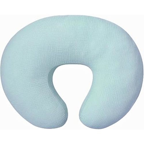 Owlowla Muslin Nursing Pillow Cover,Soft Cotton Nursing Cover Fits Breastfeeding Pillow for Baby Boy Girl(Roman Green)