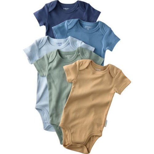 Avery Assorted 5-Pack Bodysuits, 0-3M