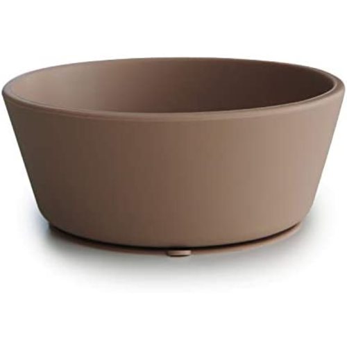  mushie Silicone Suction Bowl  BPA-Free Non-Slip Design (Stone)  : Home & Kitchen