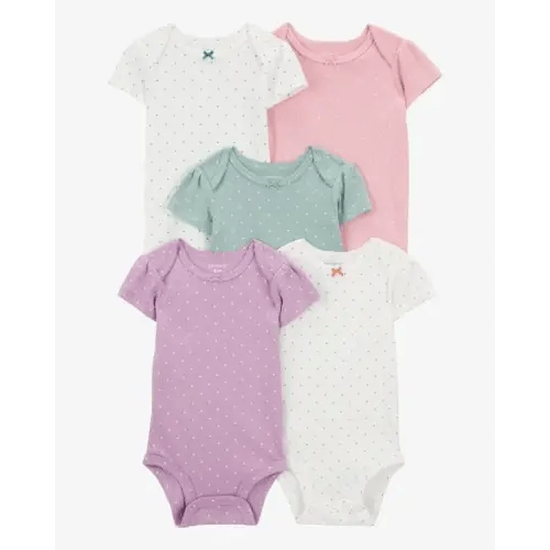 Baby 5-Pack Heart Polka Dot Original Bodysuits - Carter's | Carter's
