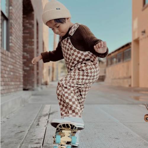 Teddy Checker Overalls
