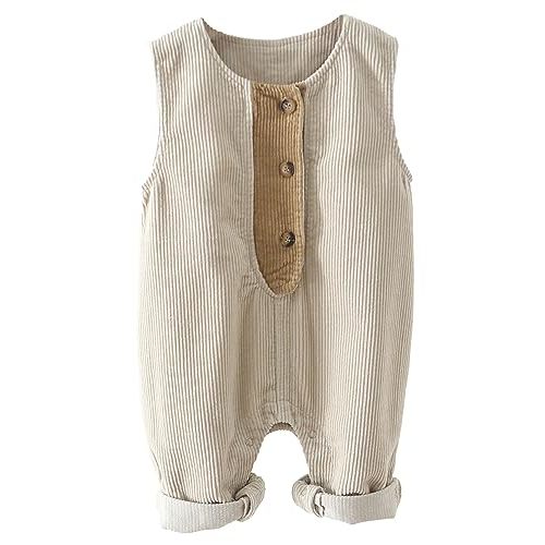 Happy Cherry Baby Boy Girls Corduroy Overalls Toddler Bib Pants Infant Suspender Jumpsuit Romper Fall Outfit