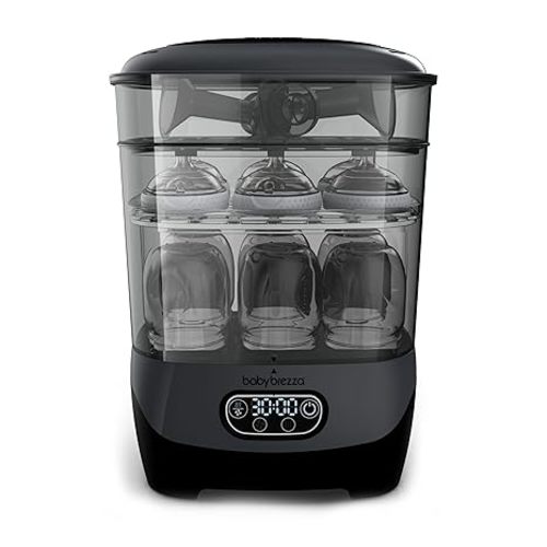 Baby Brezza Bottle Sterilizer and Dryer Advanced – Largest Capacity