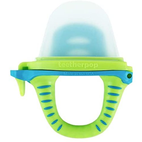teetherpop Fillable, Freezable Baby Teether for Breastmilk, Purees, Water, Smoothies, Juice & More
