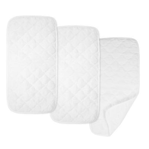 Tl Care Waterproof Quilted Changing Table Pad Liners - 3pk