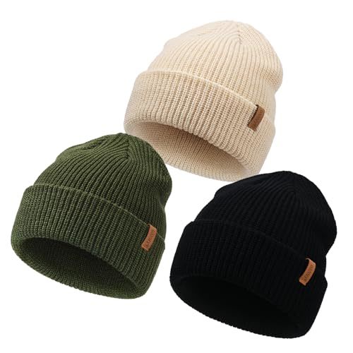 DANMY Infant Toddler Beanie Kint Hat Baby Boys Girls Beanies Kids Winter Hats Knit Children Warm Hat Caps