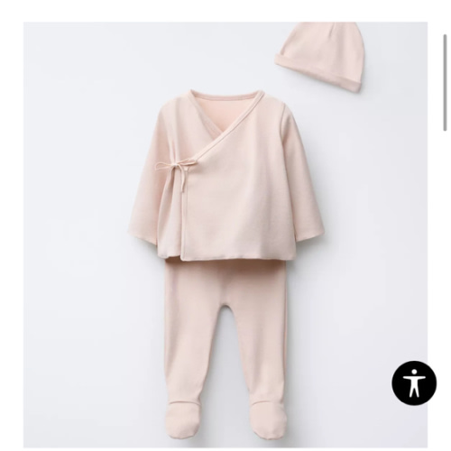 NEWBORN SET AND POUCH - Beige-pink | ZARA United States