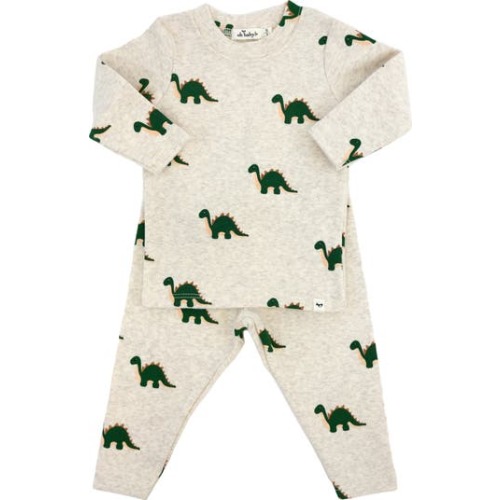 Dinosaur Print Two Piece Set, 0-3M