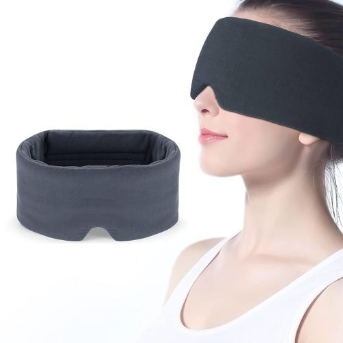 Mavogel Sleep Mask - Modal Material Eye Mask for Sleeping, Ultra Soft and Skin Friendly Full Eye Covers for Women/Men, Perfect Light Blocking Sleeping Mask for Travel Yoga Nap, Fully Adjustable Strap