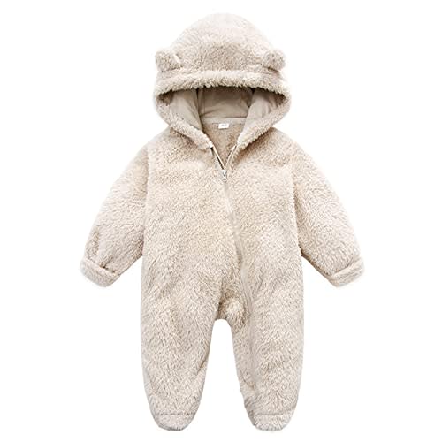 Mokitoni Baby Boy Girl Snowsuit Winter Warm Clothes Coat Infant Jumpsuit Toddler Outfit