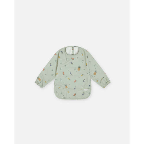 Smock Bib / 1 Pack / Fruit Print Sage