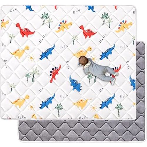 Premium Foam Baby Play Mat 79" X 71", Extra Large Activity Playmats for Babies,Toddlers, Infants, Soft Thicker Sponge Baby Mat for Floor, Play & Tummy Time, Machine Washable for Easy Care