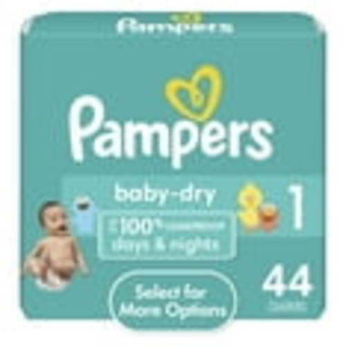 Pampers Size 1 Diapers, 44 Count