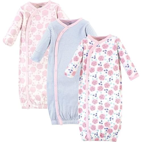 Touched by Nature Baby Girls' Organic Cotton Kimono Gowns