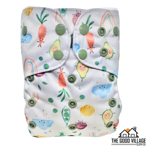 One Size Pocket Diaper | Veggie Patch