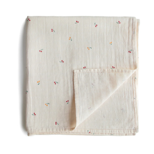 Organic Cotton Muslin Swaddle Blanket