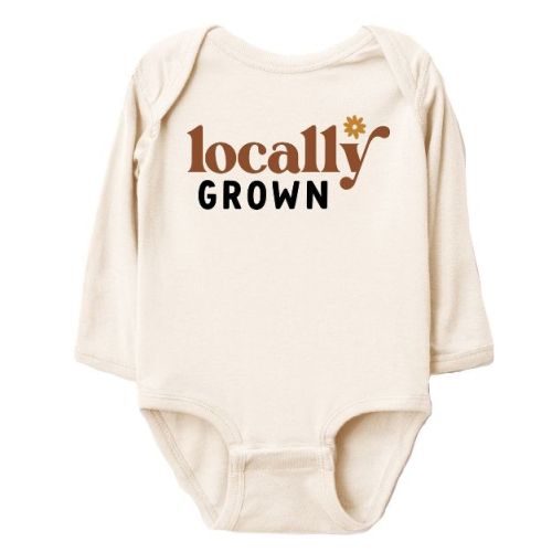 The Juniper Shop Boho Locally Grown Long Sleeve Bodysuit