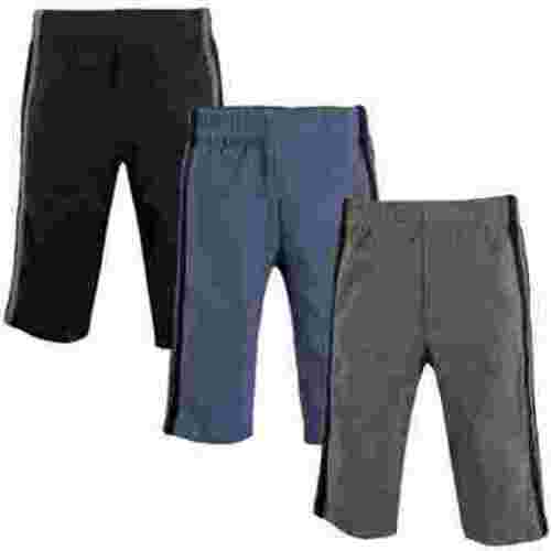 Hudson Baby Infant and Toddler Boy Cotton Pants 3pk, Black Blue, 6-9 Months