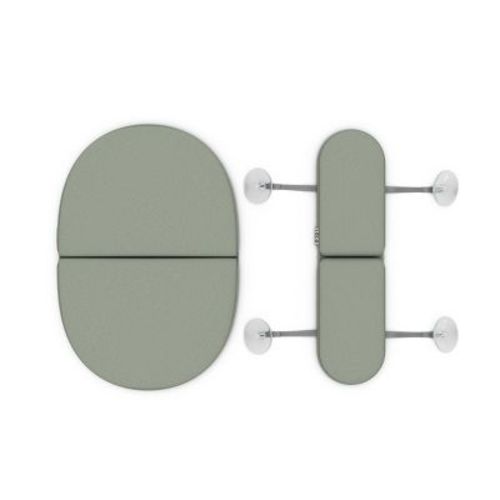 Lalo 2pc Baby Bath Knee And Elbow Saver Set - Sage