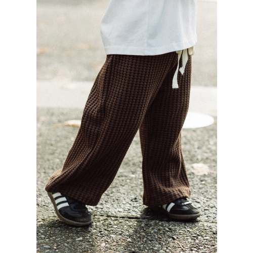 Waffle Pant- Brown