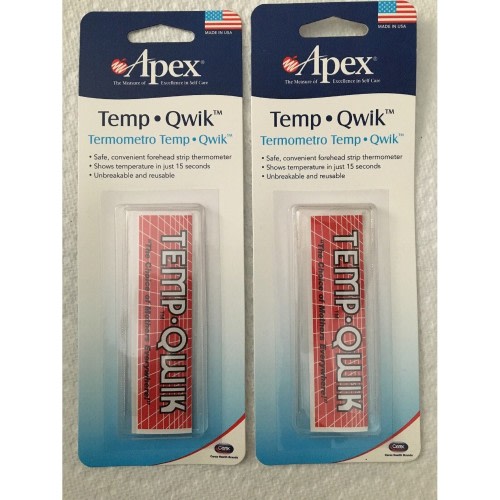 Apex Thermometer Forehead Quick Fast Reusable Baby Children Apex - 2 Nos