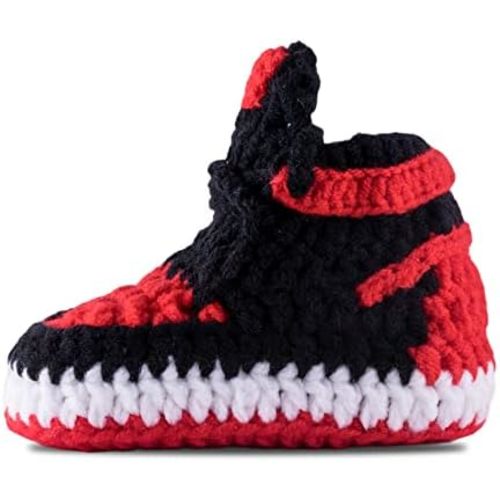 Diaper Book Club Baby Sneakers Crochet Hypebeast Shoes for Toddler Sneakerheads, Soft Booties for Boys & Girls, Designer Kids Fashion, Breathable & Comfortable Children's Kicks