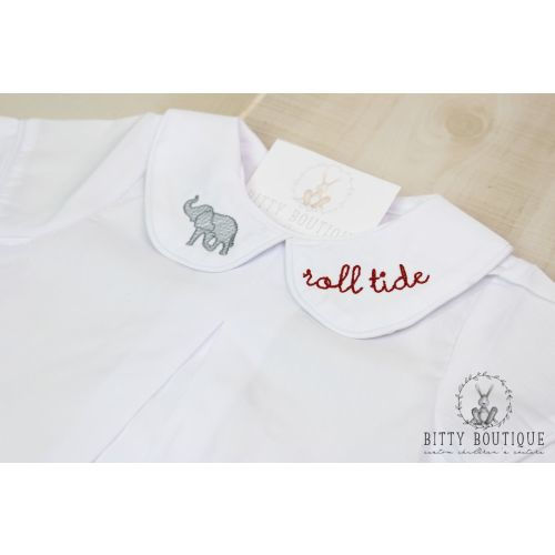 Little Elephant Peter Pan Top or Set