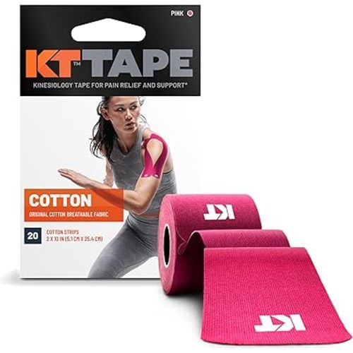 KT Tape, 20 Count, 10” Precut Strips